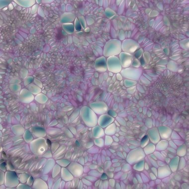 Soyut geometrik bilim kavramı. Organik voronoi desen. 3D render