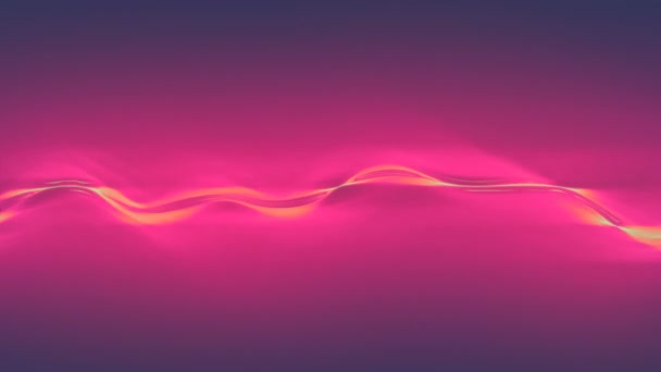 Plasma arc on colored background. Fantasy Wave pattern animation. 3d rendering — Stockvideo