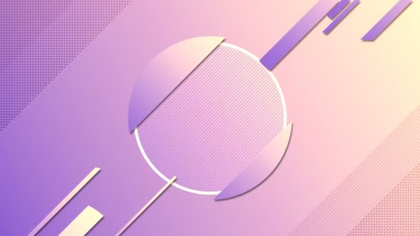 Reveal circle badge with alpha matte. Motion graphics. 3D render loop animation — Stock Footage Reveal circle badge with alpha matte. Motion graphics. 3D render loop animation Video Clip