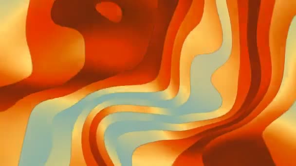 Fondo animado líquido futurista Gradientes de flujo coloridos animación de bucle — Vídeos de Stock