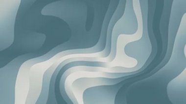 Colored wave flow loop animation. Trendy video footage. 3d render. 4K, UHD