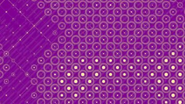 Abstract halftone dot pattern motion graphic design. 3d render loop animation HD