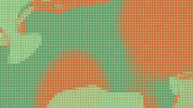 Soyut düz dalgalı, yarım tonlu arka plan. 3d canlandırma döngüsü 4K UHD