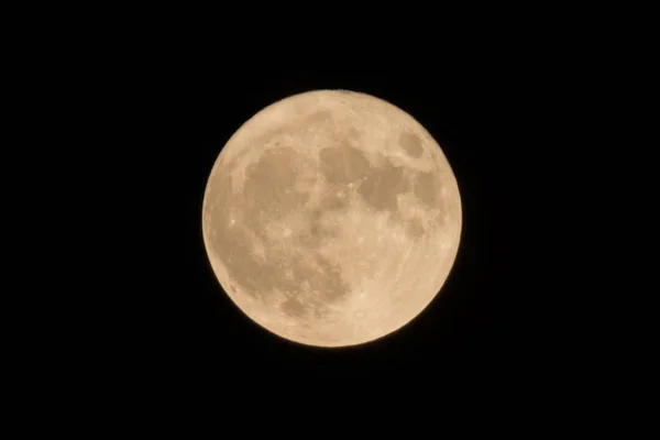 Closeup of the super full moon — Stock Photo, Image