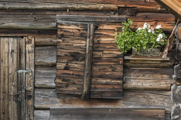 Alpine cabine in de Alpen — Stockfoto