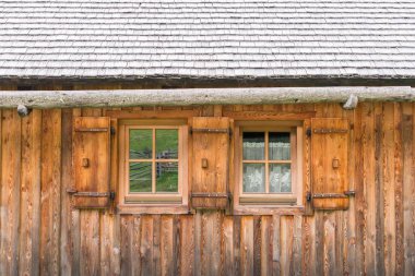 Pencere bir dağ kabin, Avusturya