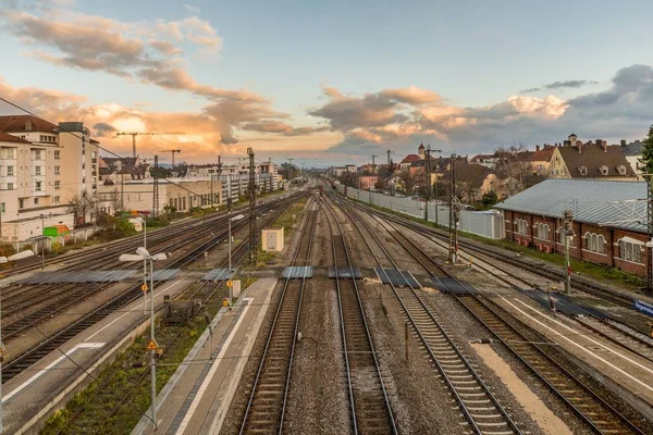 Centrální Nádraží Regensburg Řezno Bavorsko Německo — Stock fotografie