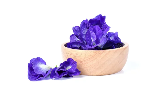 Mavi bezelye veya kelebek bezelye beyaz kadar yakın