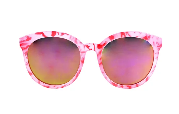 Okulary przeciwsłoneczne z bliska na białym tle — Zdjęcie stockowe
