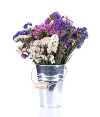 Çiçekler beyaz arka plan için izole yakın çekim