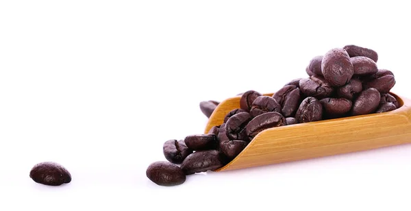 Coffee beans close up on background — Stock Photo, Image