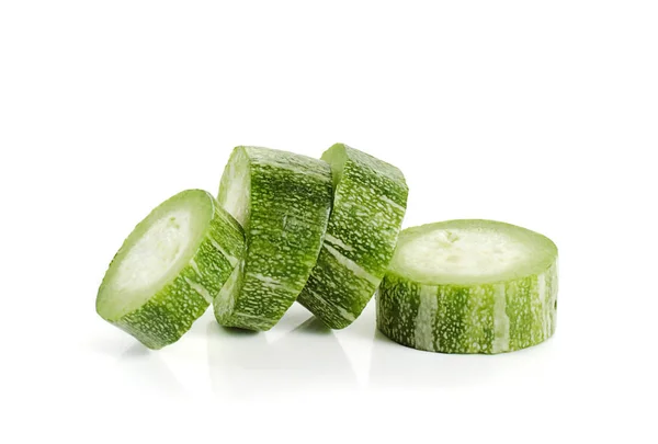Zucchini isolated on white background — Stock Photo, Image