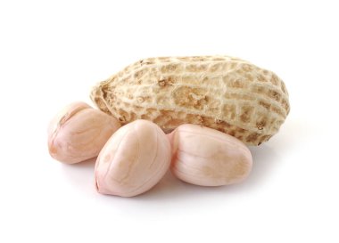 Fıstık izole üzerinde beyaz arka plan kapatmak