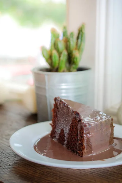 Шоколадный торт . — стоковое фото