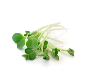 Bezelye izole üzerinde beyaz arka plan lahanası