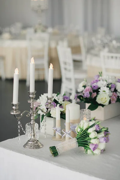 Wedding Decor White Color — Stock Photo, Image