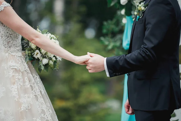 Cerimônia Casamento Noiva Noivo Casamento — Fotografia de Stock