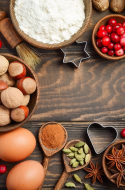 Noel pişirme malzemeleri