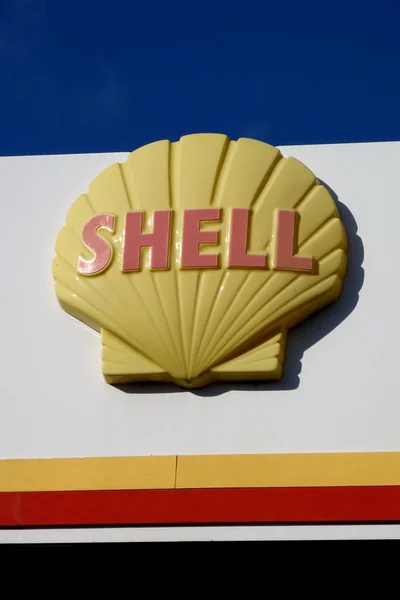Victoria Malta Oktober 2019 Logotyp För Royal Dutch Shell Det — Stockfoto