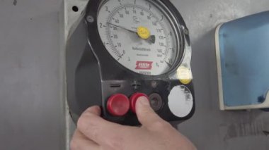 Berlin, Germany - February 29, 2020: Blitz tire pressure regulator
