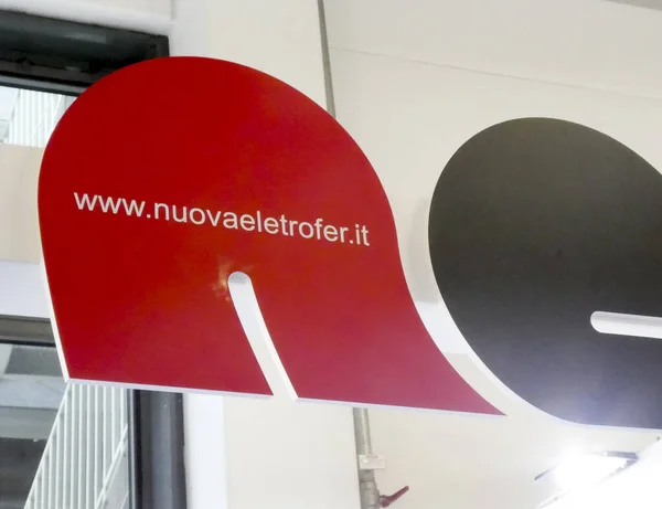 Berlin Germany June 2018 Sign Nuova Eletrofer Spa Italian Company — Stock Photo, Image