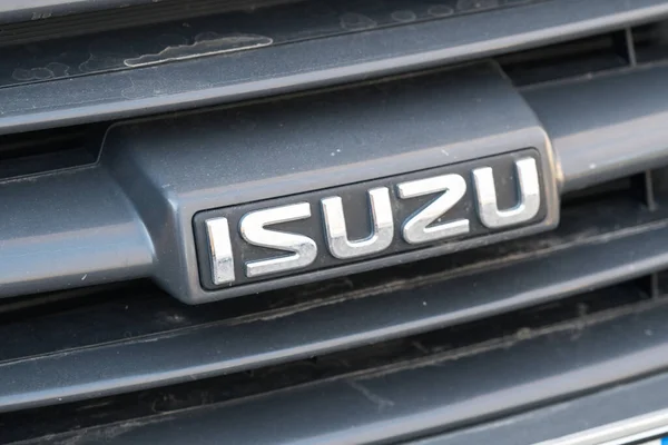 Berlín Alemania Marzo 2017 Logotipo Isuzu Fundada 1916 Una Empresa — Foto de Stock