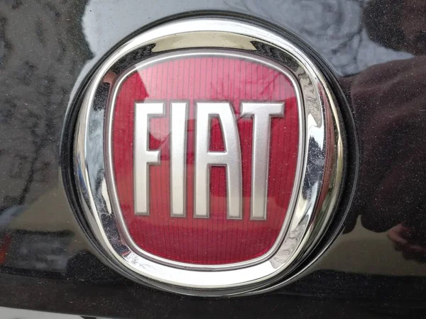 Berlin Niemcy Marca 2017 Godło Fiata Fiat Jest Największym Producentem — Zdjęcie stockowe