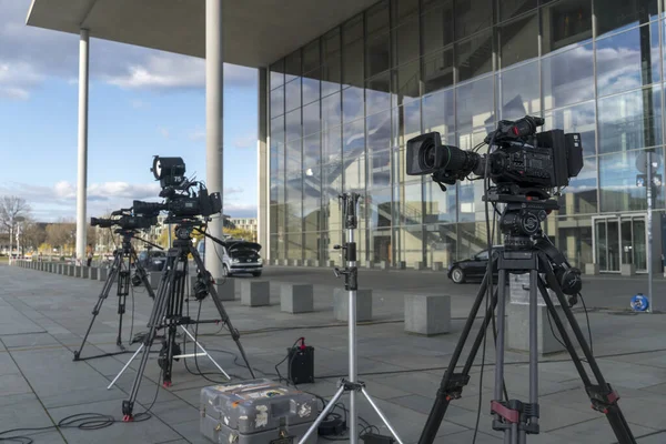 Berlijn Duitsland Maart 2020 Digitale Camera Professionele Filmapparatuur — Stockfoto