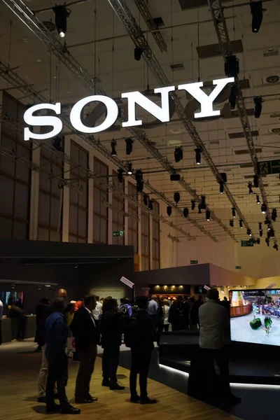 Berlin Germany September 2019 Exhibition Stand Sony Ifa Internationale Funkausstellung — Stock Photo, Image