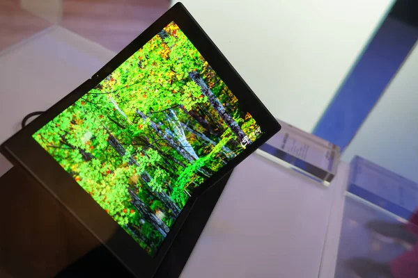 Berlín Alemania Septiembre 2019 Smartphone Flexible Amoled Display China Star — Foto de Stock