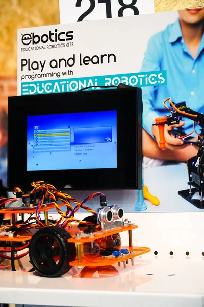 ベルリン ドイツ 2019年9月10日 Ebotics教育用ロボット展示会がIfaで開催され 家電製品や家電製品の展示会 — ストック写真