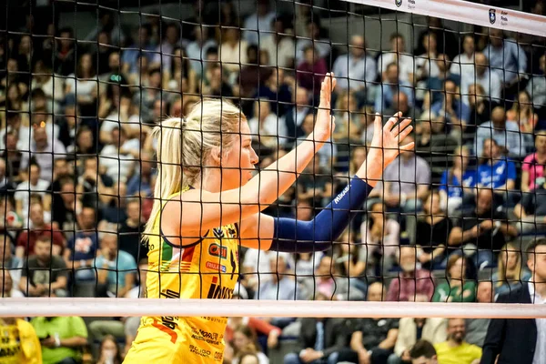Berlin Almanya Mayıs 2019 Talyan Bayan Voleybol Kulübü Imoco Volley — Stok fotoğraf