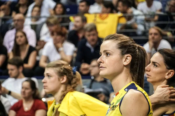 Berlín Německo Května 2019 Volejbalistka Marta Bechis Součást Italského Ženského — Stock fotografie