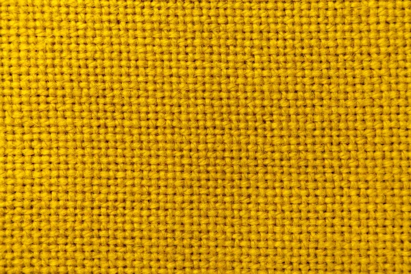 Yellow Fabric Linen Texture Background — Stock Photo, Image