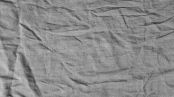 Crumpled Lyocell Tencel Fabric Texture Close Natural Cellulose Fabric Gray — Stock Photo, Image