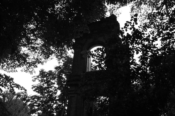 eski bir evin kalıntıları