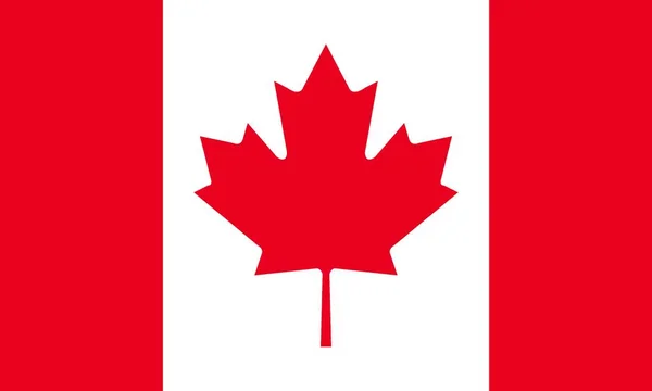 Bandera de Canada — Archivo Imágenes Vectoriales