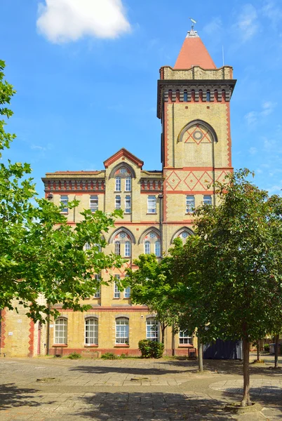 Pains flour mill formerly Nutters mill built in 1910 in the gothic style. — Stock Photo, Image