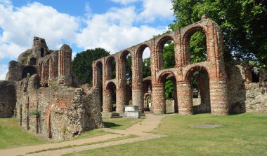  St. Botolph'ın tarikat Colchester bir ortaçağ Augustinerinnen dini evde kalıntıları.