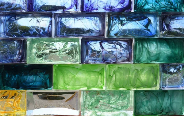 Arka plan renkli cam tuğla