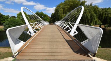 The Butterfly Footbridge Bedford İngiltere
