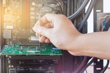 Araçları, bilgisayar teknisyen tamir bilgisayar onarım kavramı