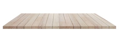 boş tahta tablo beyaz arkaplanda izole edildi