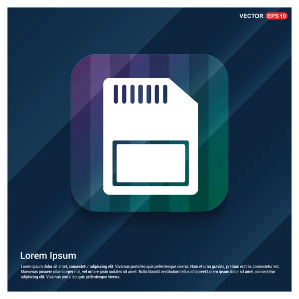 Icona della scheda SIM — Vettoriale Stock