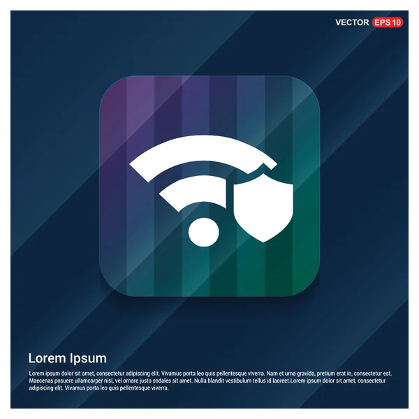 Wifi-signalikon — Stock vektor