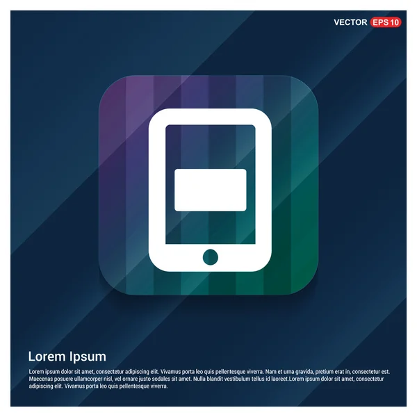 Korszerű smartphone ikon — Stock Vector