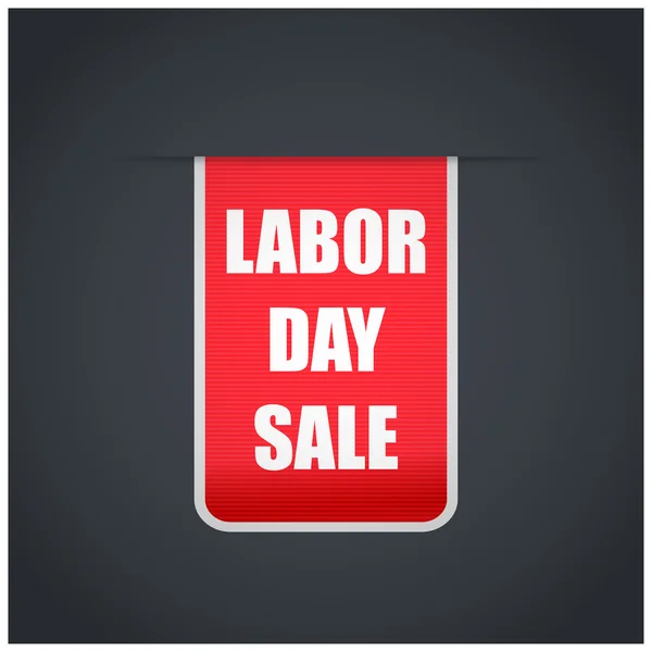 Banner de venta del Día del Trabajo feliz — Vector de stock