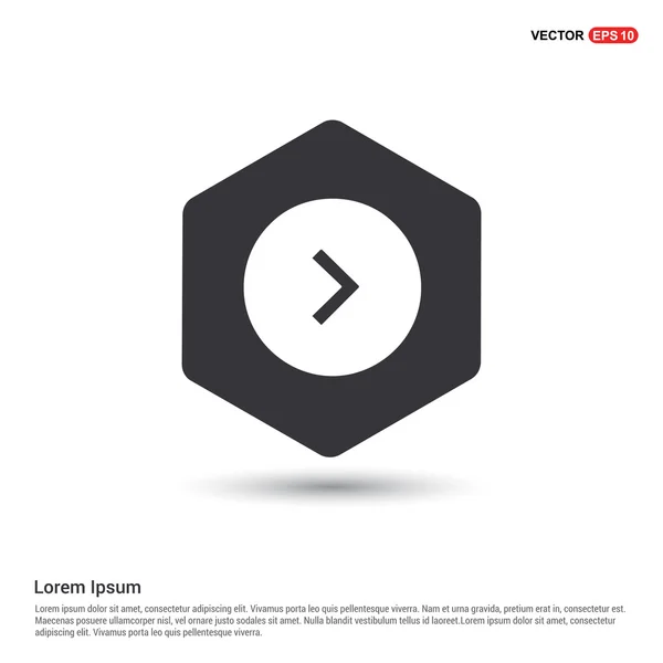 Icono de flecha web — Vector de stock