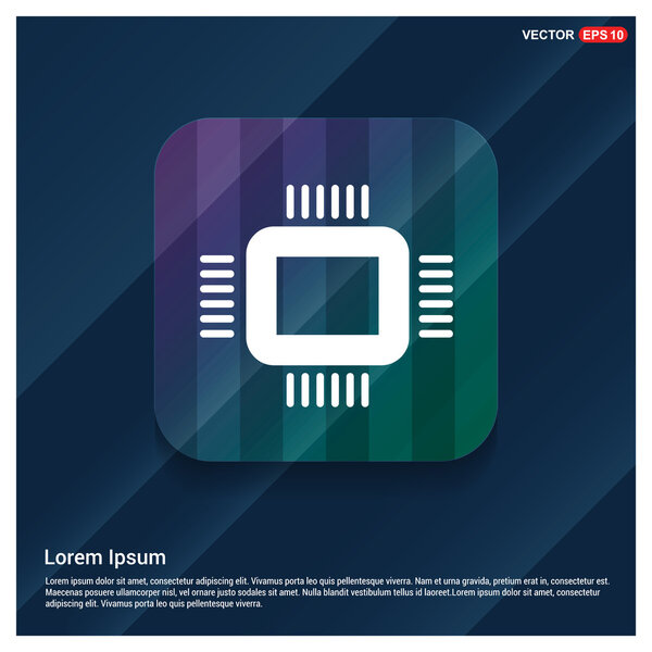 значок процессора cpu
