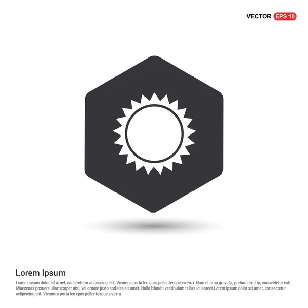 Icono de línea solar — Vector de stock